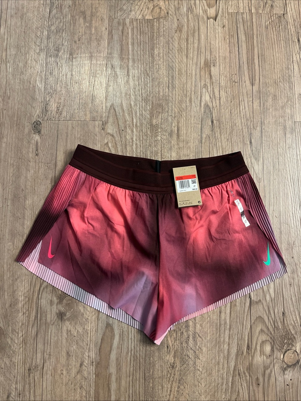NWT Nike AeroSwift Faith Kipyegon ADV Womens Mid Rise Running Shorts Sz L